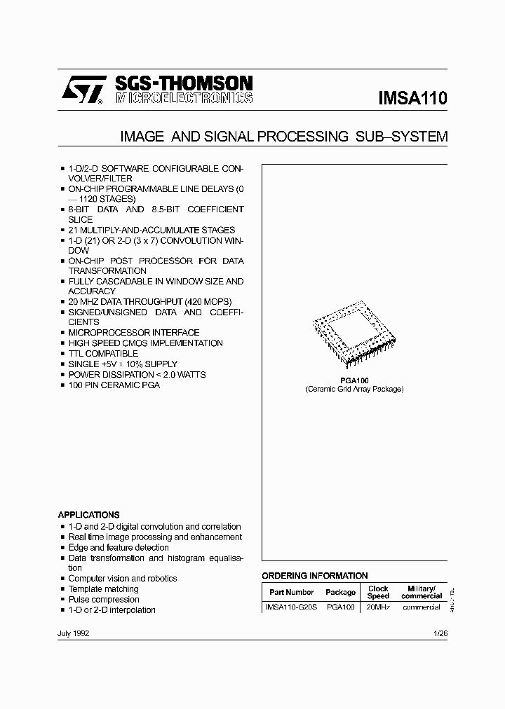 IMSA110-G20S_1027383.PDF Datasheet