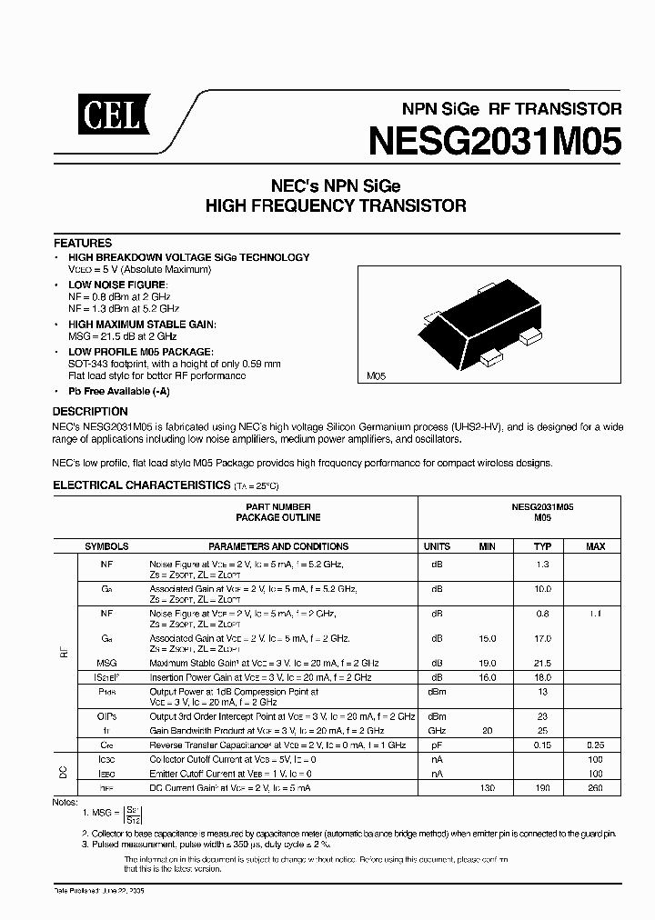 NESG2031M05-T1-A_1034741.PDF Datasheet