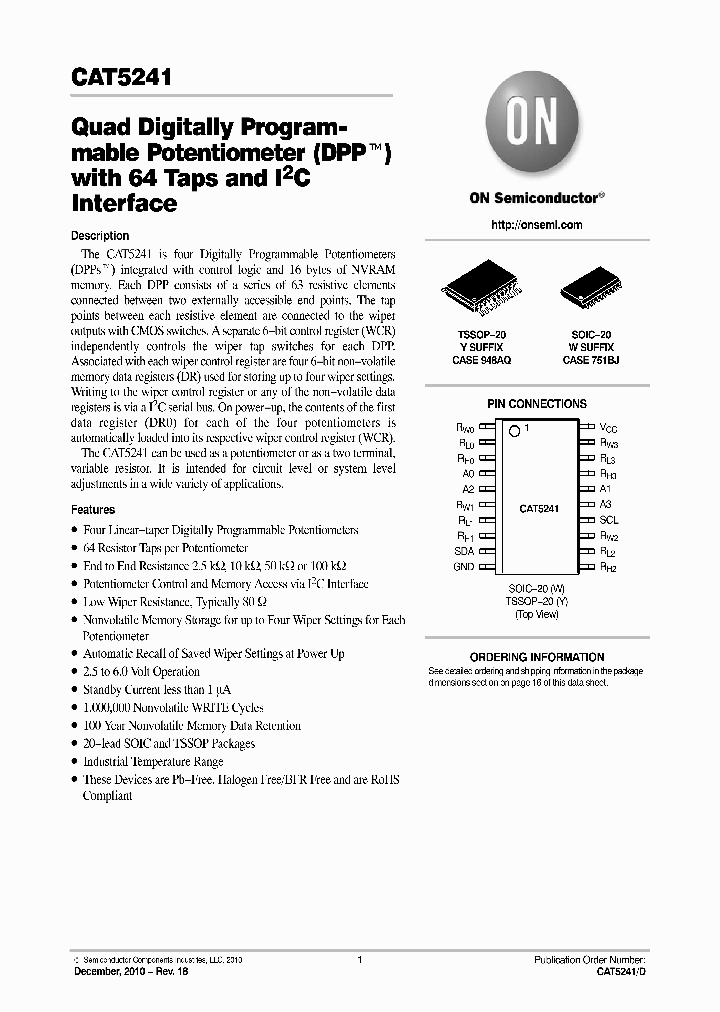 CAT5241YI-00-T2_1043154.PDF Datasheet