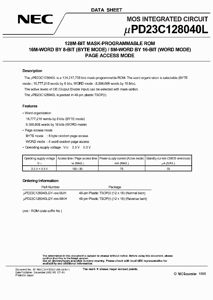 UPD23C128040LGY-XXX-MK_1053373.PDF Datasheet