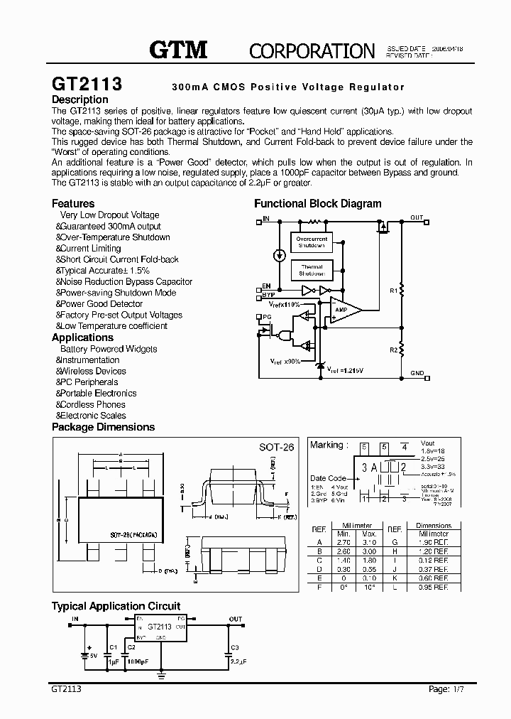GT2113_1050062.PDF Datasheet