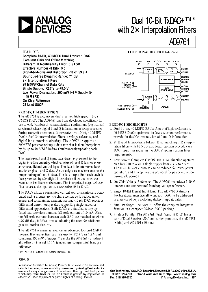 AD9761_1093915.PDF Datasheet