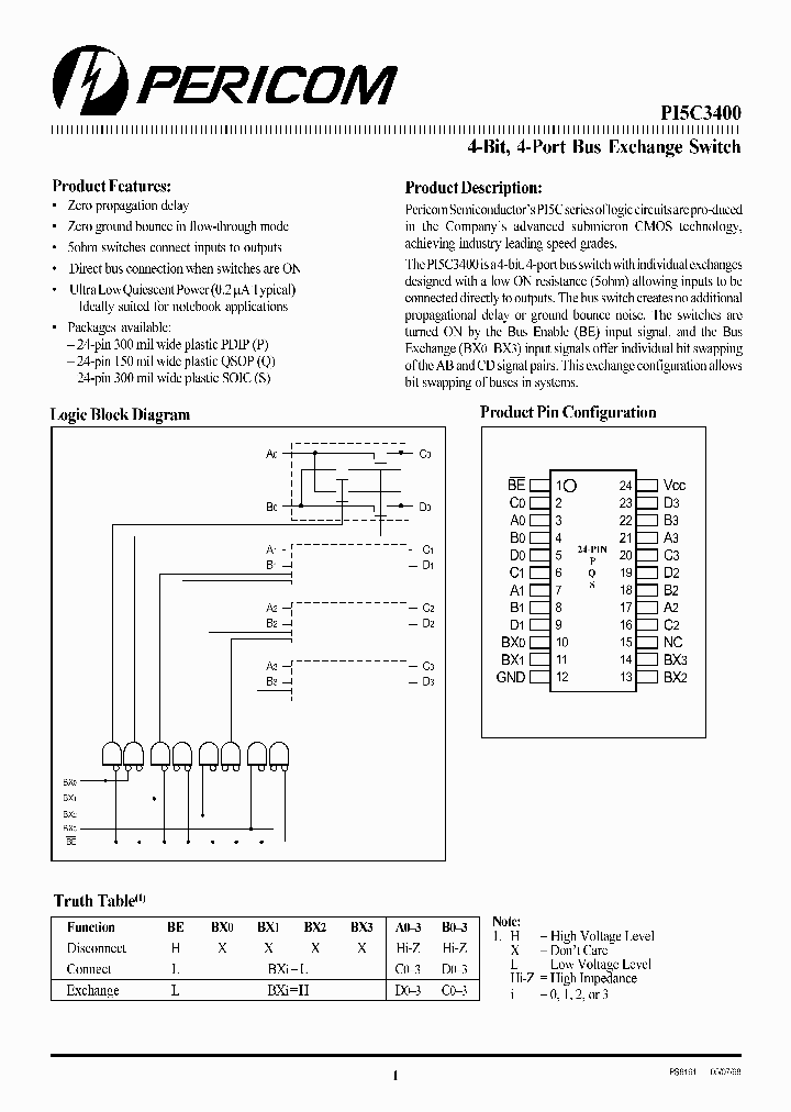 PI5C3400P_1104712.PDF Datasheet