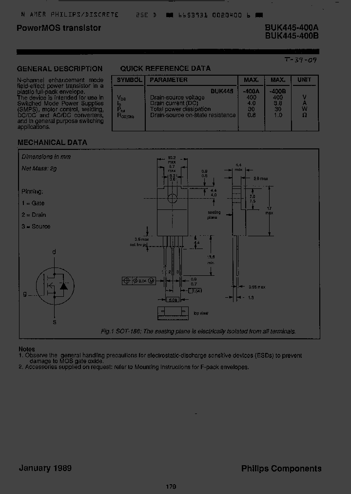 BUK445-400A_1673107.PDF Datasheet