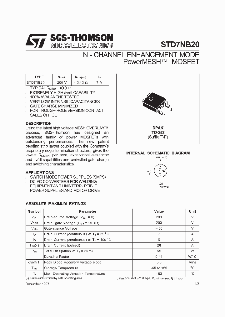 STD7NB20_1118646.PDF Datasheet