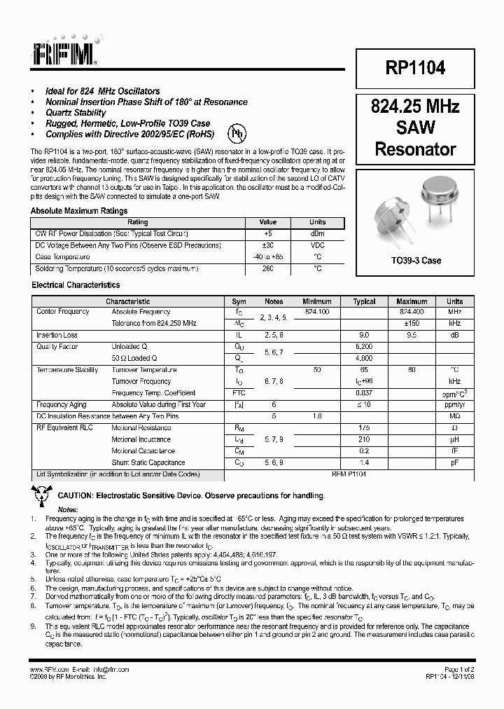 RP1104_1121175.PDF Datasheet