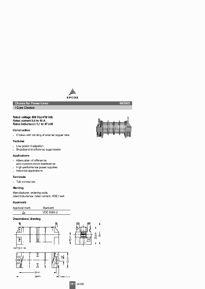 B82503-U-A8_1124987.PDF Datasheet