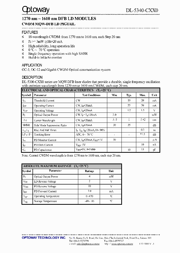 DL-5340-C310-VXS_1146462.PDF Datasheet