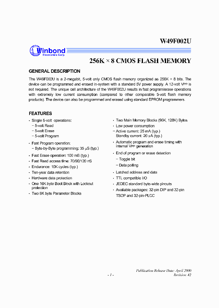 W49F002U-90B_1698451.PDF Datasheet