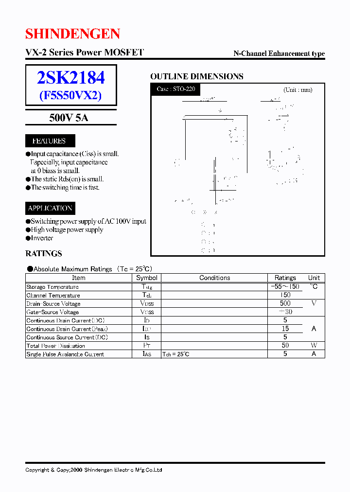 2SK2184_1702611.PDF Datasheet