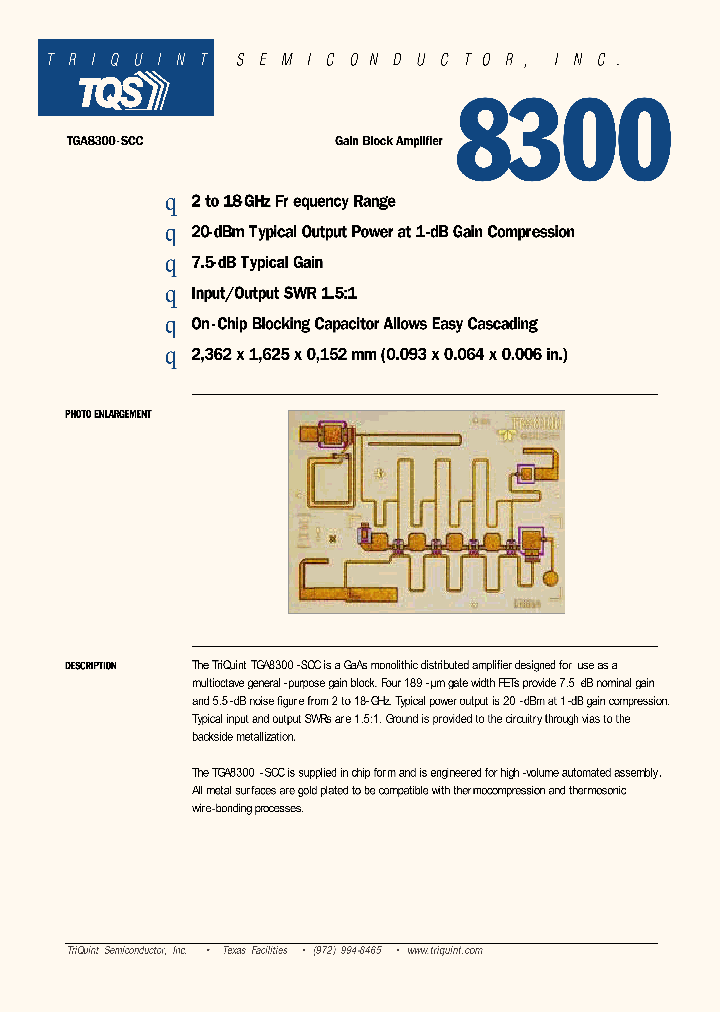 TGA8300-SCC_1220275.PDF Datasheet