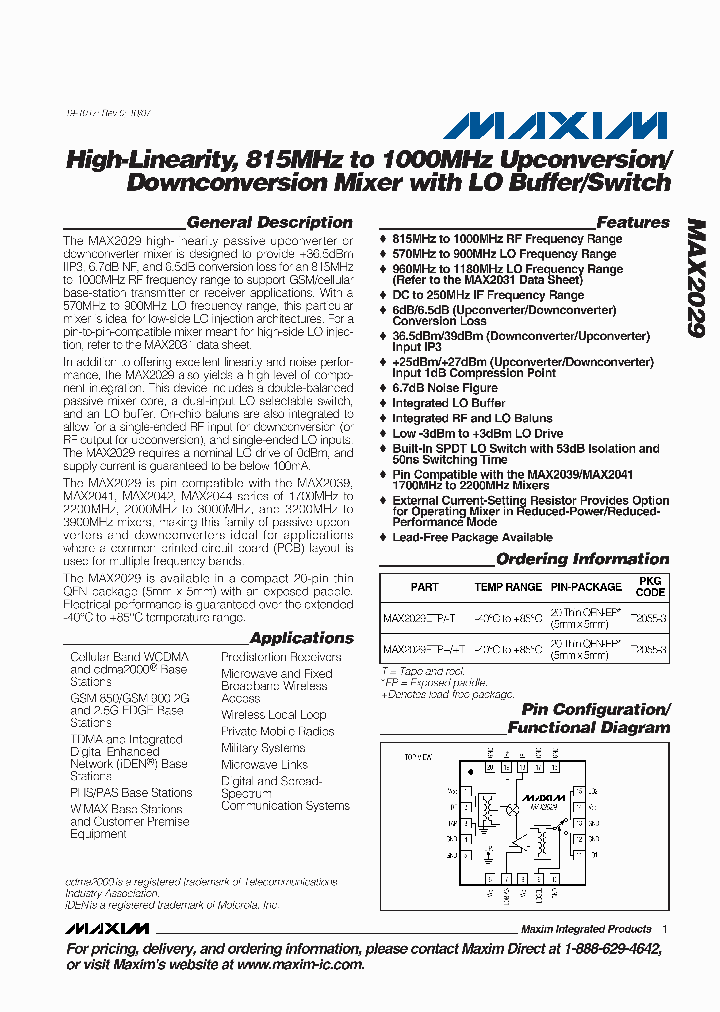 MAX2029_1253876.PDF Datasheet