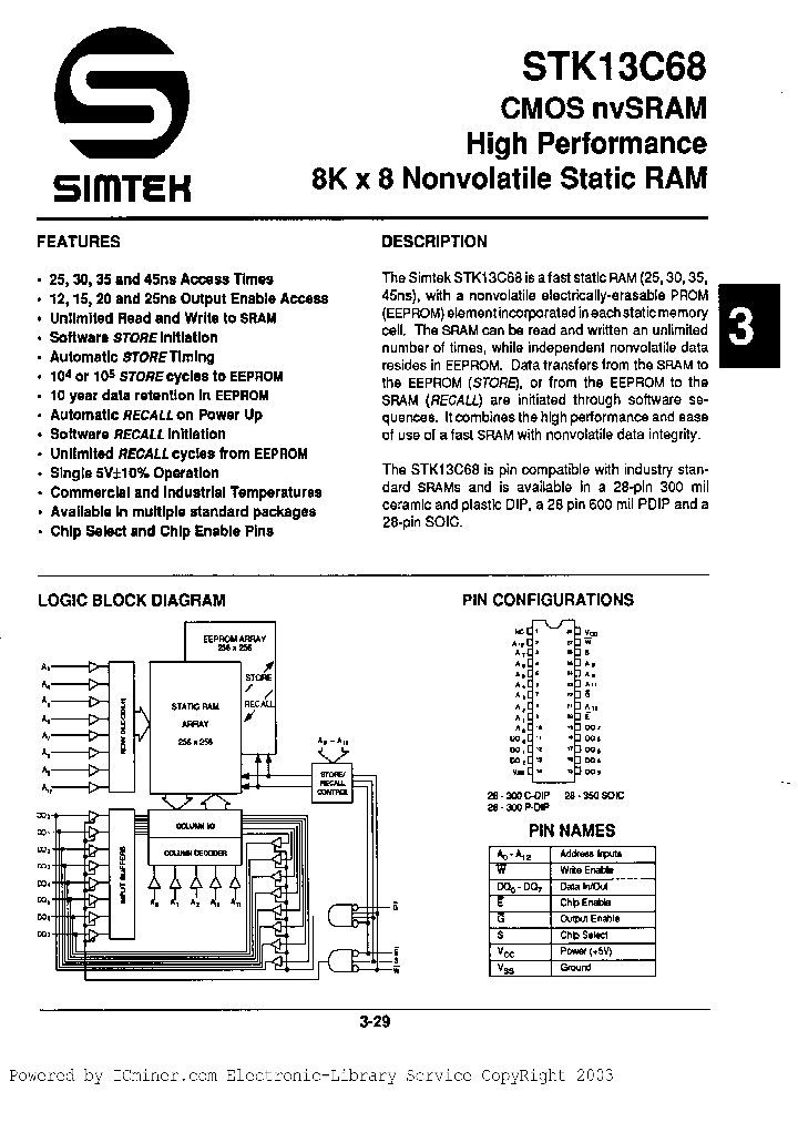 STK13C68-C25_1336913.PDF Datasheet