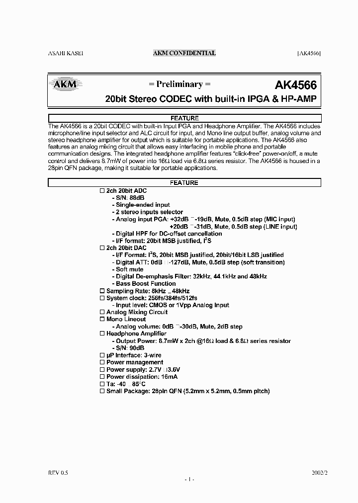 AK4566_1360040.PDF Datasheet