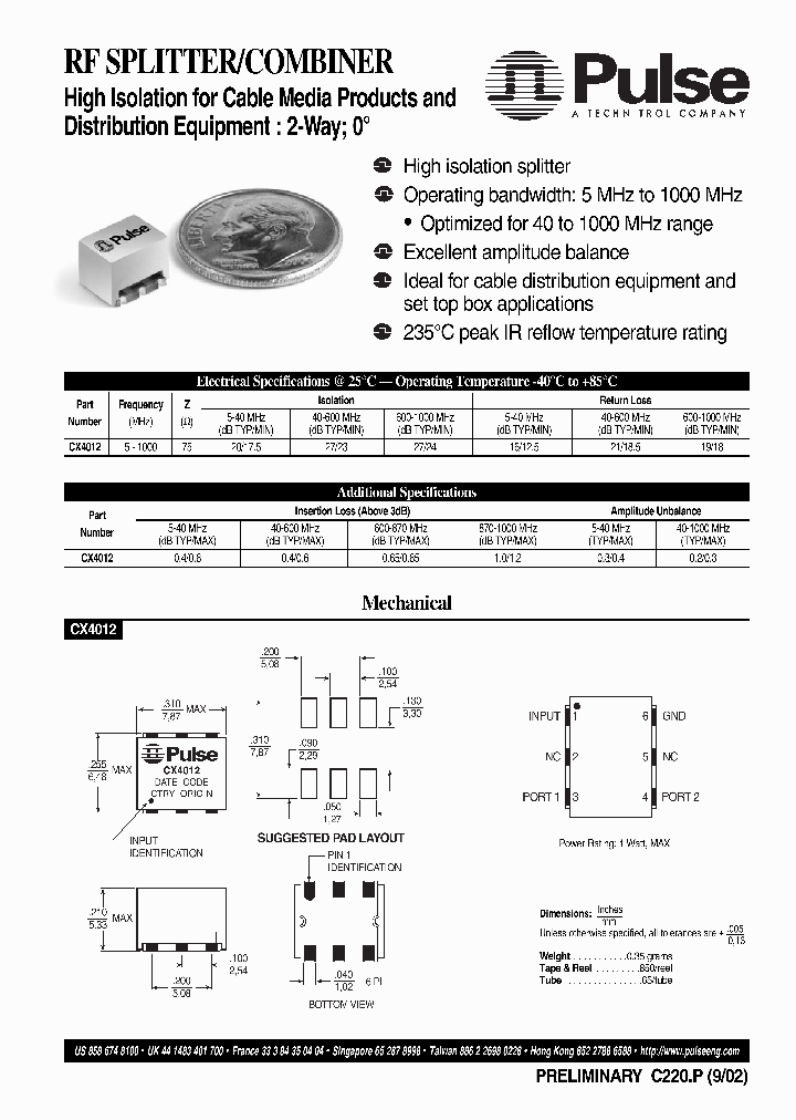 CX4012_1377134.PDF Datasheet