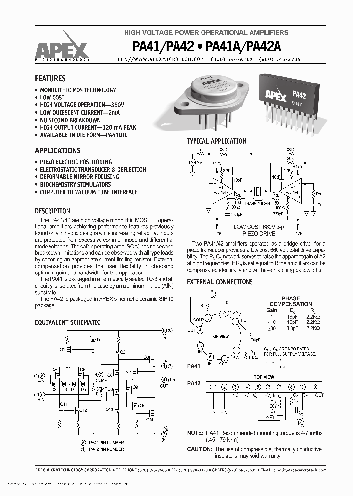 PA41_1383627.PDF Datasheet