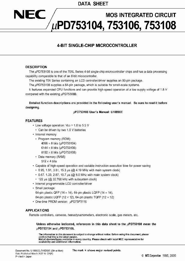UPD753104GK-XXX-8A8_1410505.PDF Datasheet