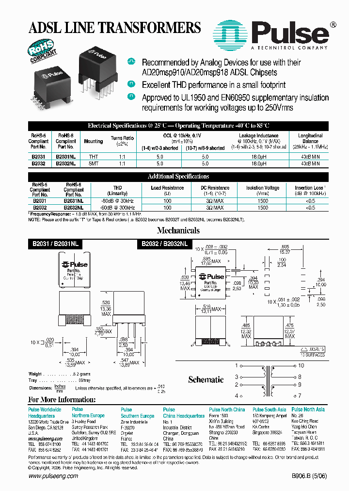 B2032T_1430188.PDF Datasheet