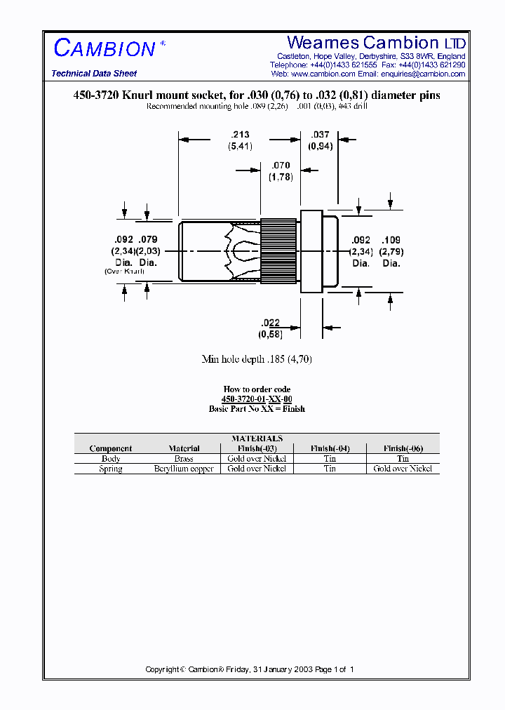 450-3720_1749715.PDF Datasheet