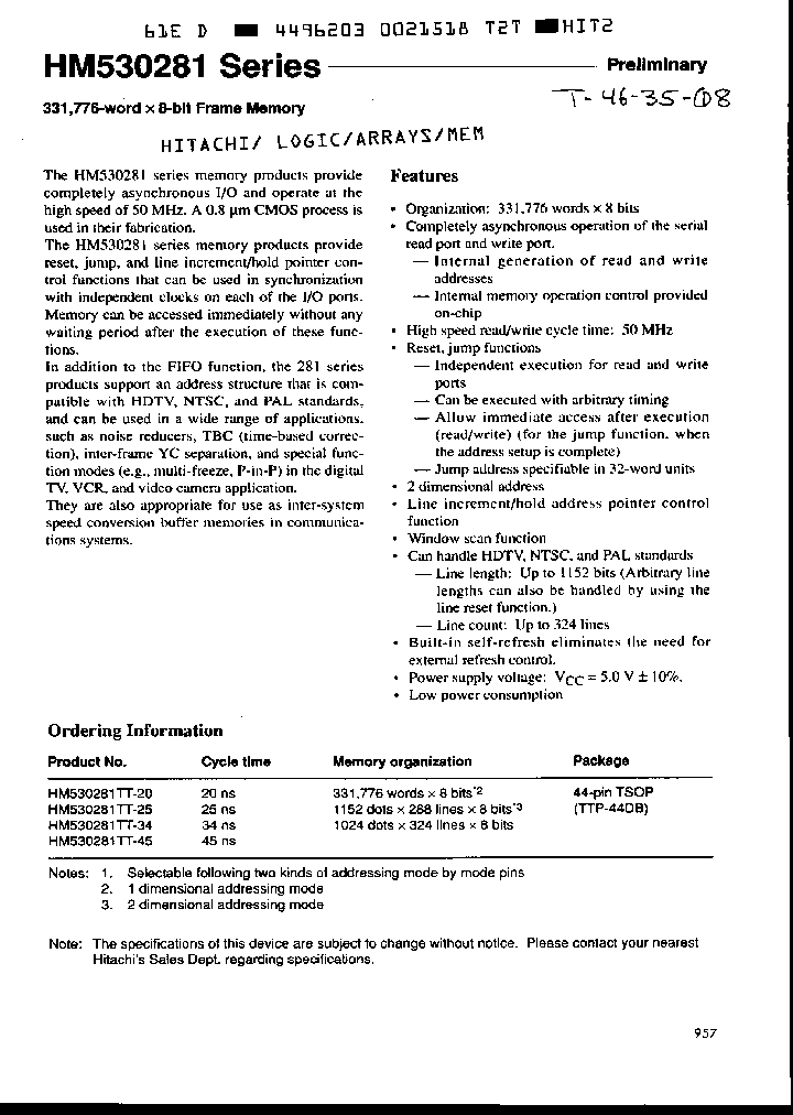 HM530281TT-45_1456792.PDF Datasheet