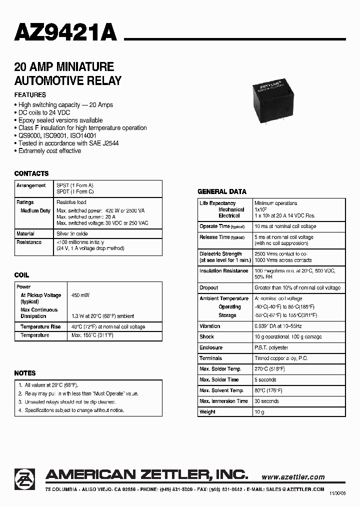 AZ9421A-1CT-12D_1758329.PDF Datasheet