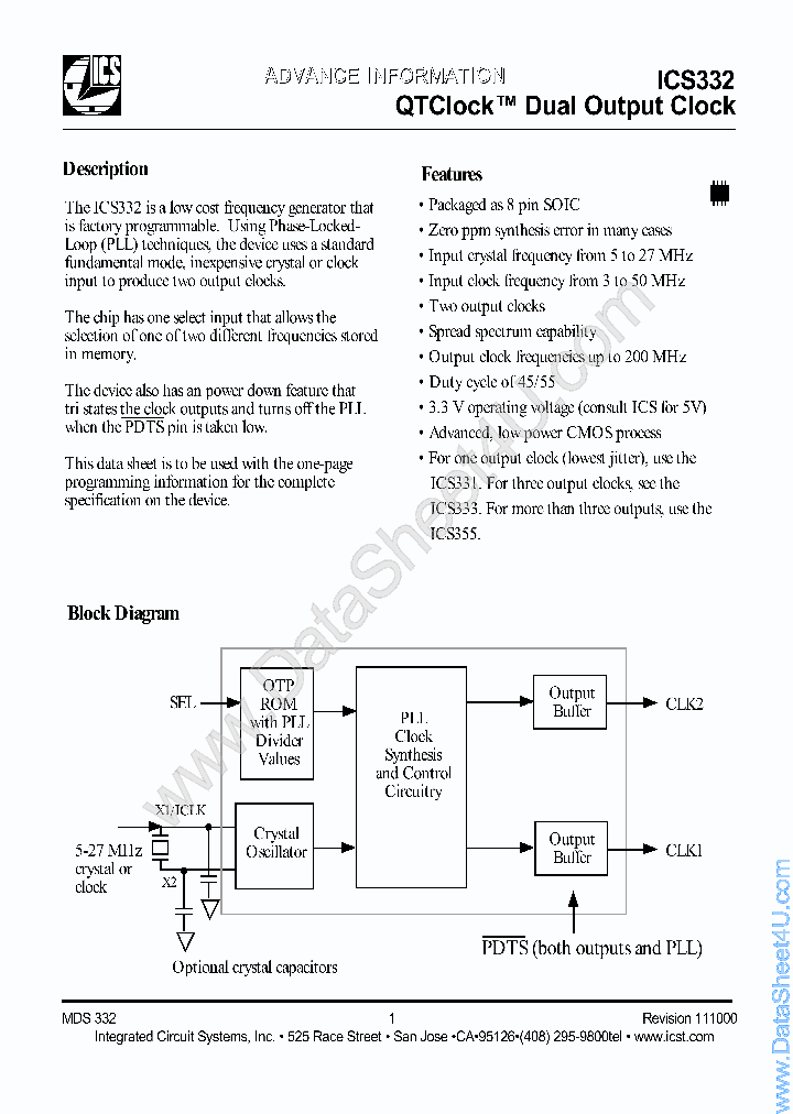 ICS332_1759695.PDF Datasheet