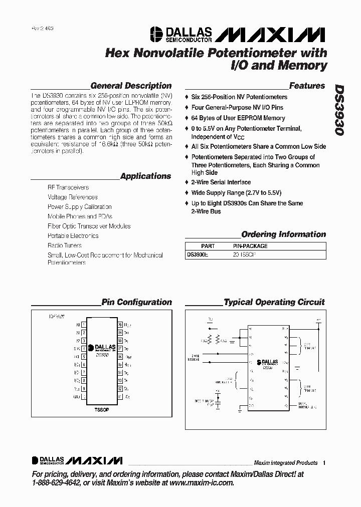 DS3930_1473145.PDF Datasheet