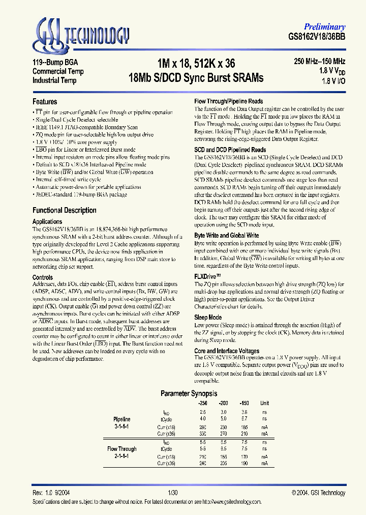 GS8162V18B_1769539.PDF Datasheet