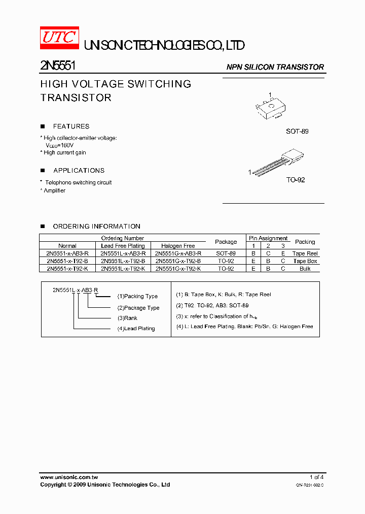 2N5551G-X-AB3-R_1771988.PDF Datasheet