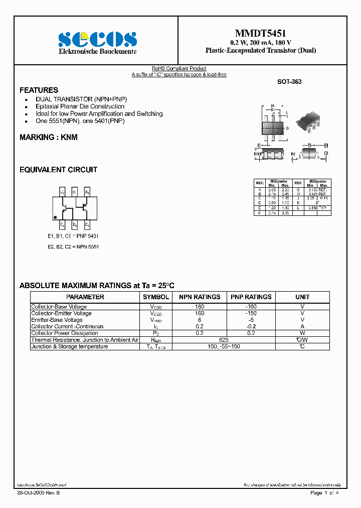 MMDT5451_1774782.PDF Datasheet