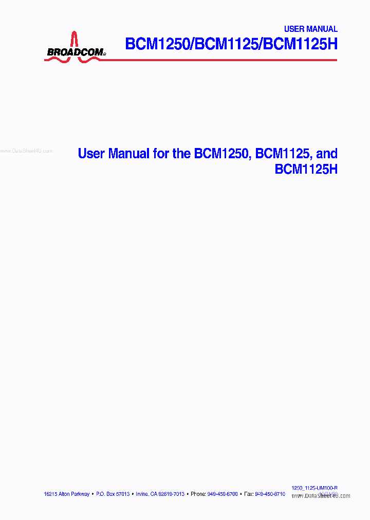 BCM1125_1766516.PDF Datasheet
