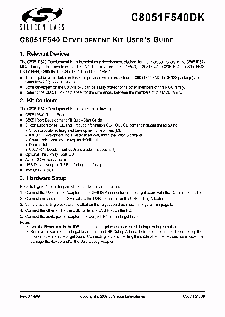 C8051F540-TB_1523789.PDF Datasheet