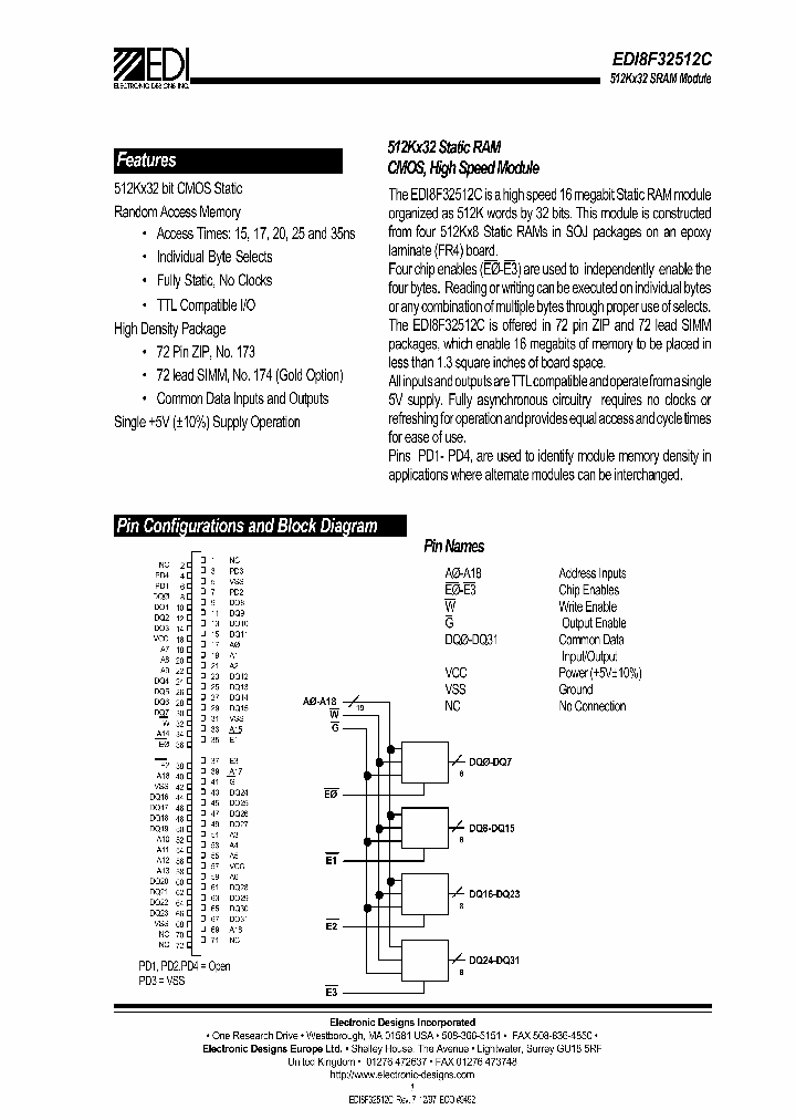 EDI8F32512C_1547420.PDF Datasheet