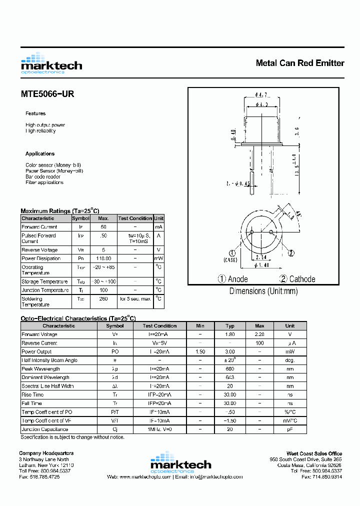 MTE5066-UR_1558154.PDF Datasheet