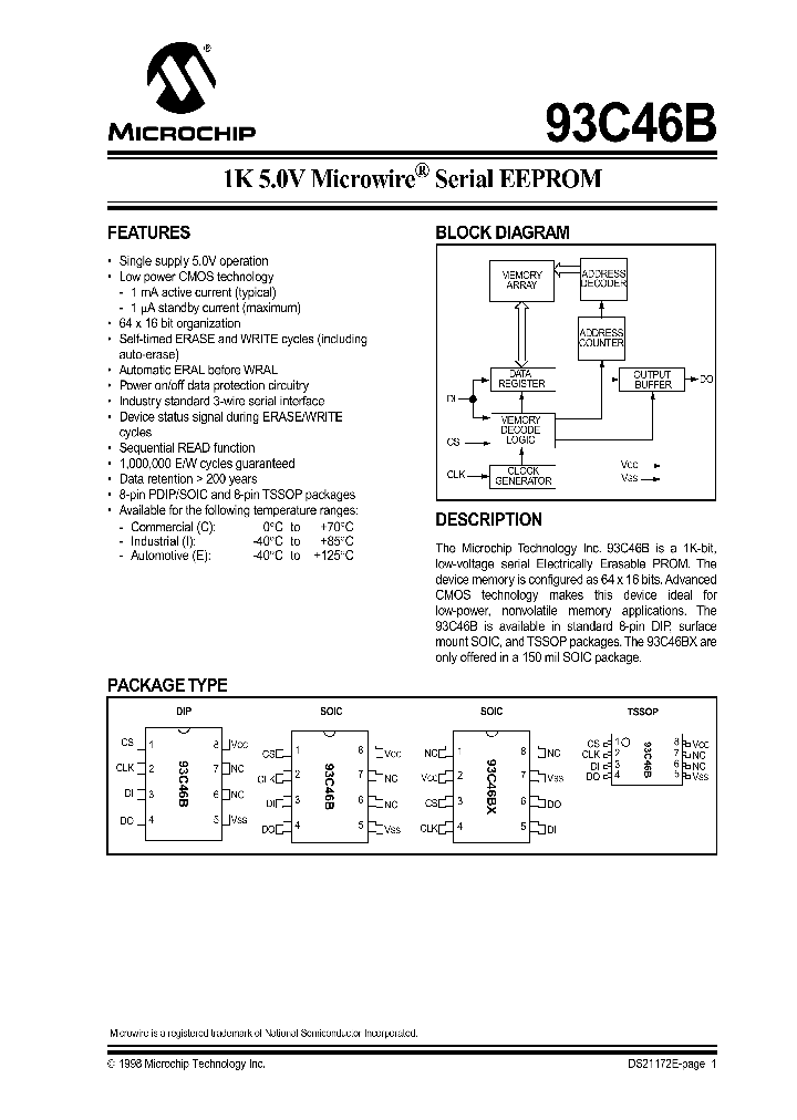 93LC46BP_1573431.PDF Datasheet