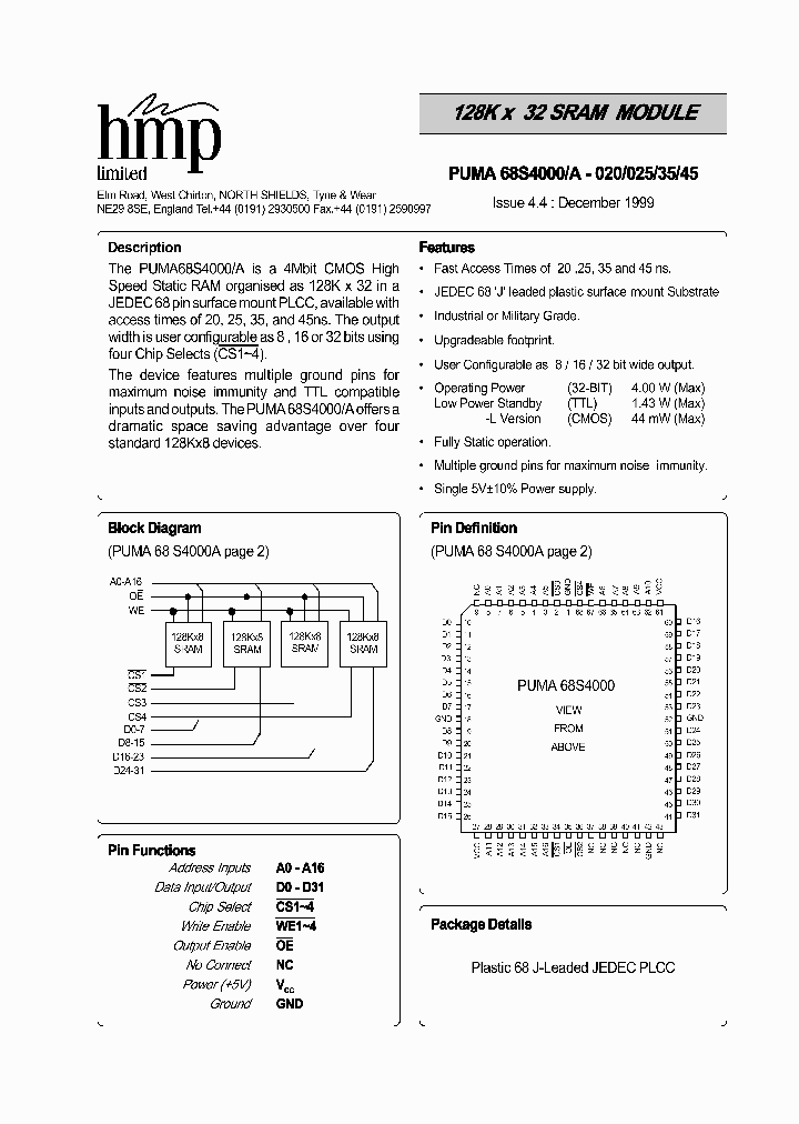 PUMA68S4000I-45_1620350.PDF Datasheet