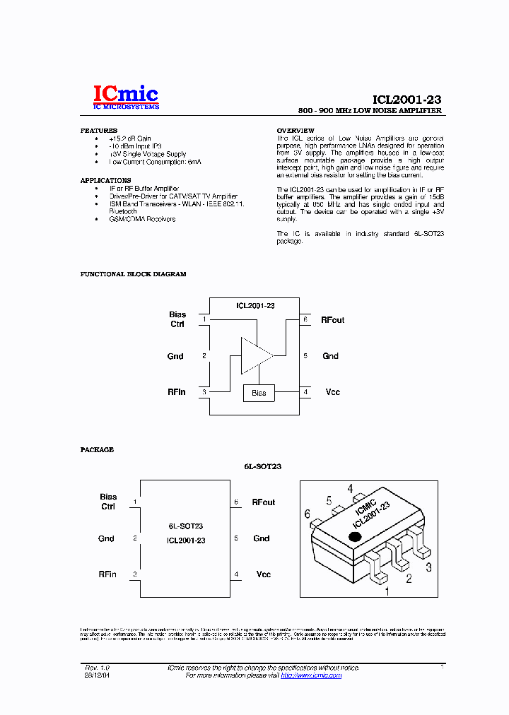 ICL2001-23-EVAL_1623807.PDF Datasheet