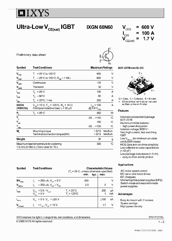 60N60_1829999.PDF Datasheet