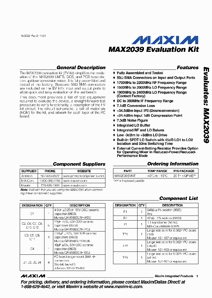 MAX2039_1638425.PDF Datasheet