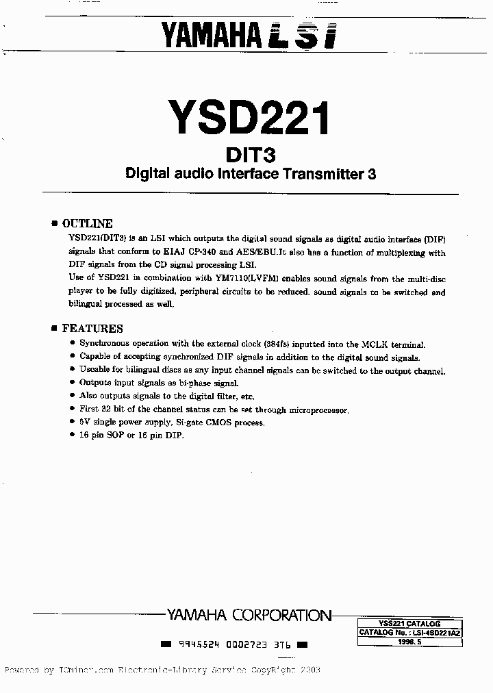 YSD221-D_1653142.PDF Datasheet