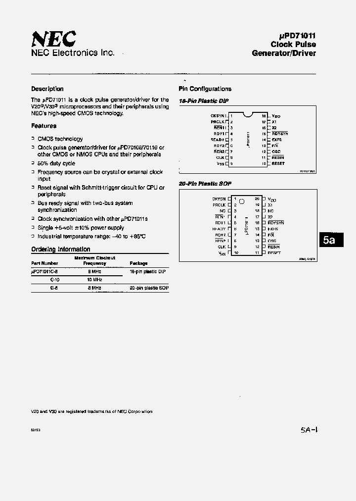 UPD71011G-8_1643198.PDF Datasheet