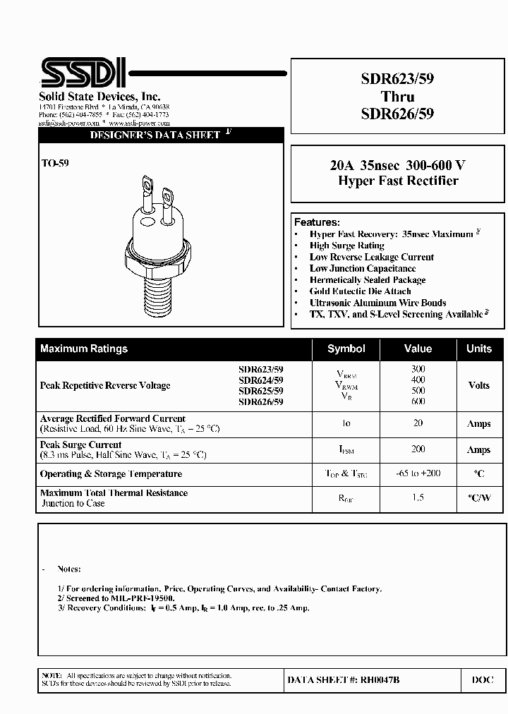 SDR62659_1660151.PDF Datasheet