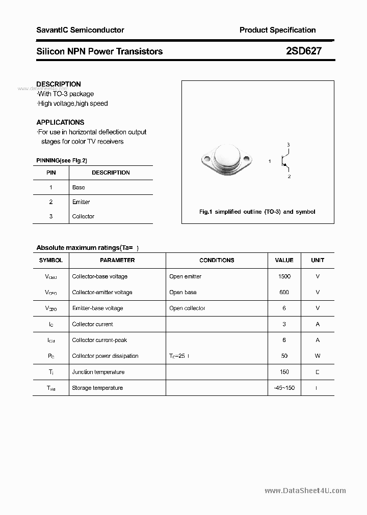 2SD627_1842201.PDF Datasheet