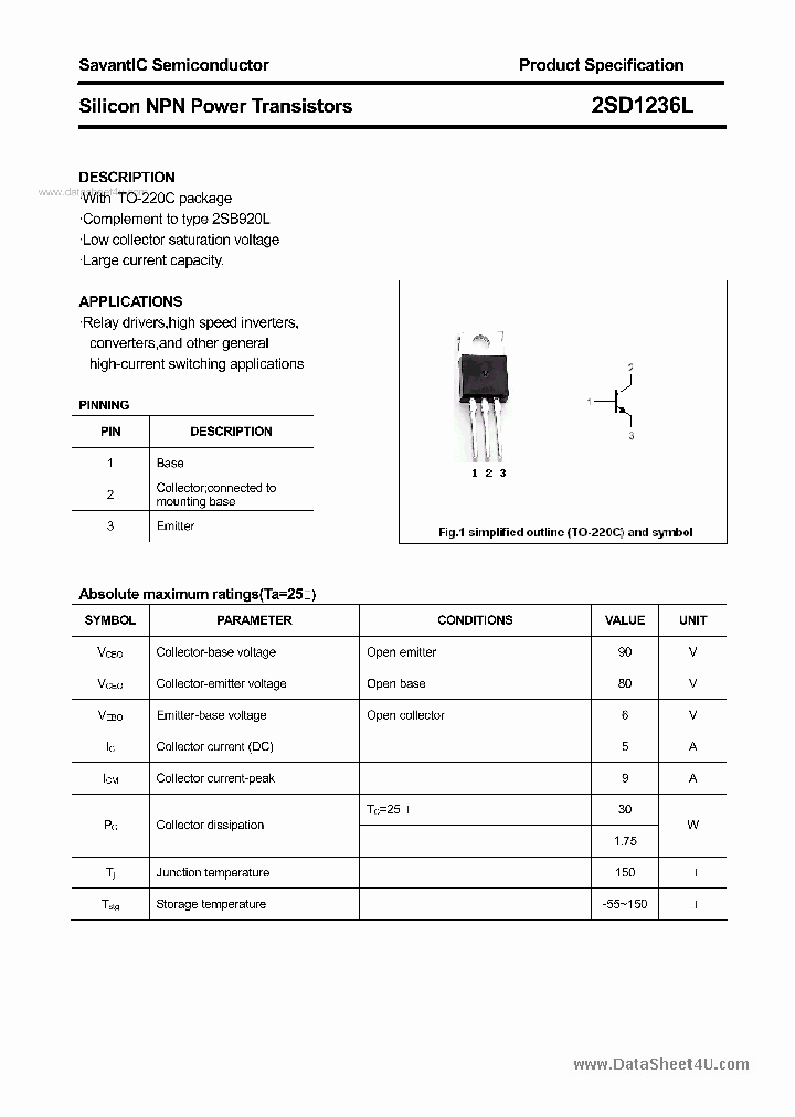 2SD1236L_1847388.PDF Datasheet