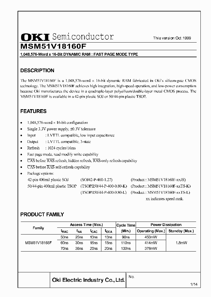 MSM51V18160F_1851136.PDF Datasheet