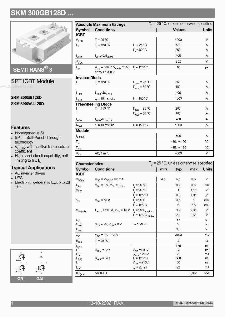 SKM300GB128D_1873922.PDF Datasheet