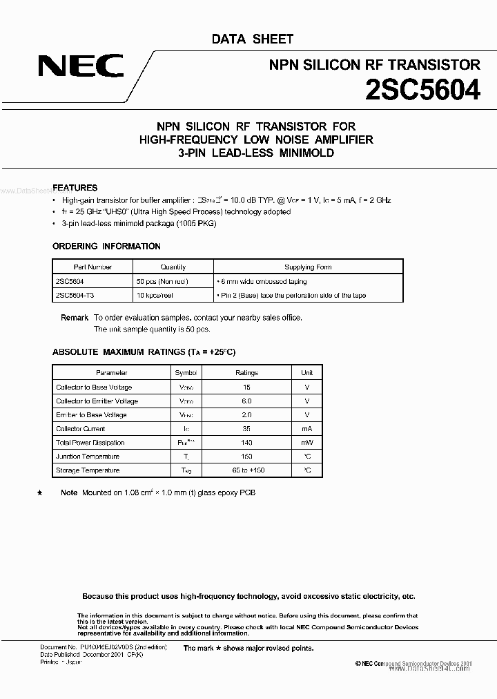 C5604_1882831.PDF Datasheet