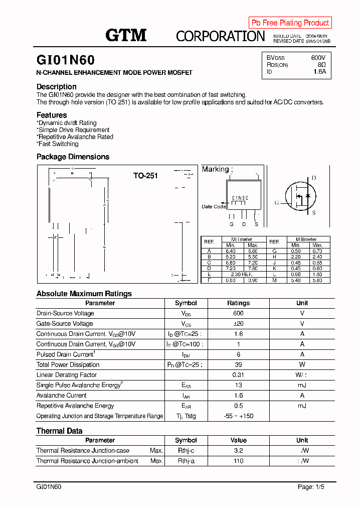 GI01N60_1886124.PDF Datasheet