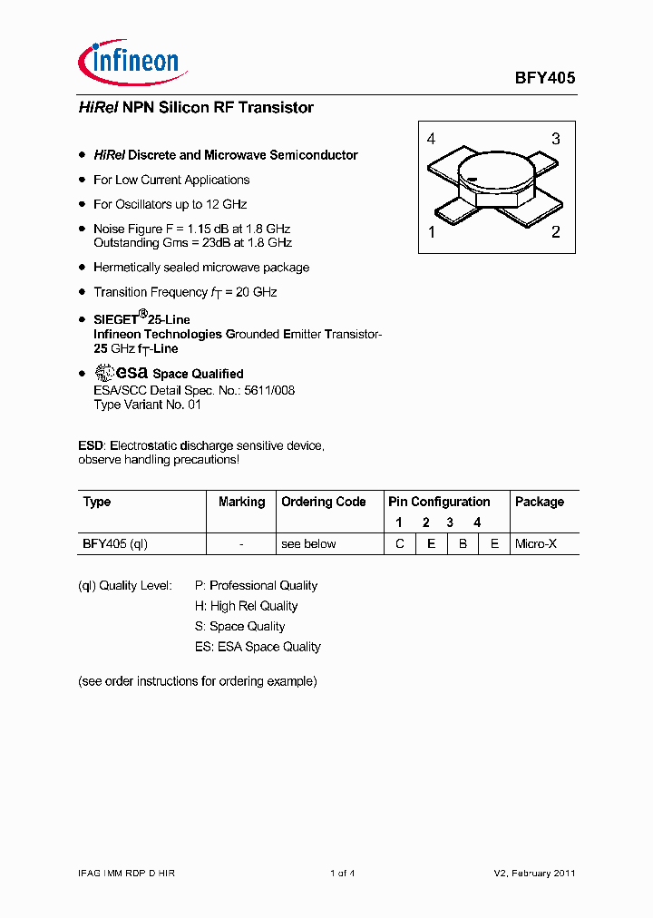 BFY40511_1892889.PDF Datasheet