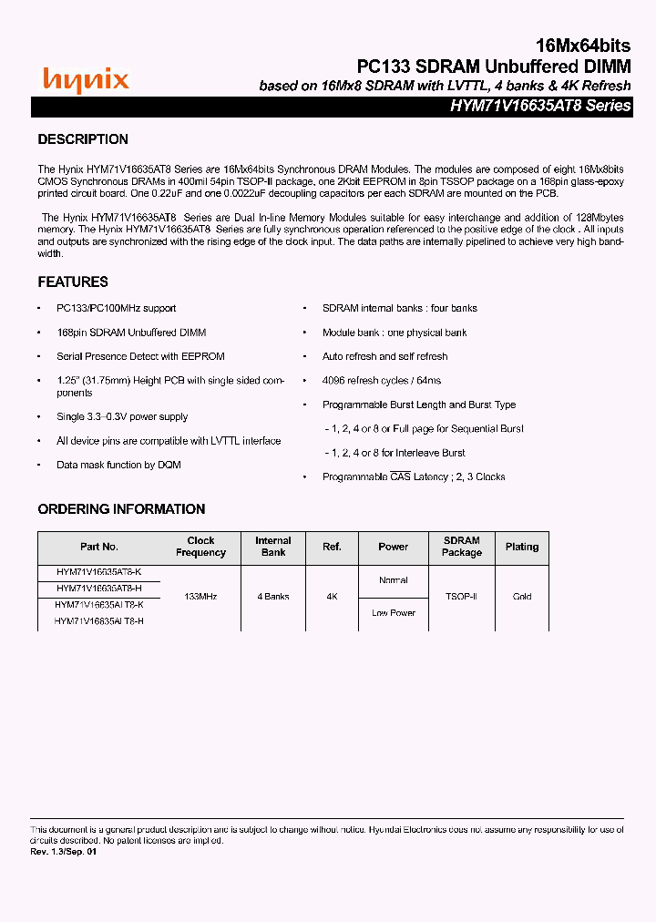 HYM71V16635ALT8-K_1705335.PDF Datasheet